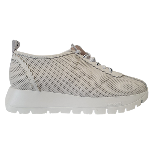 Wonders Wedge Trainers - A-2403 - Off White
