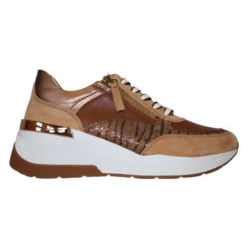 Tan sales wedge trainers