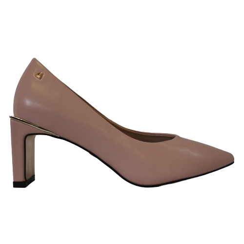 Una Healy Block Heeled Shoes - Your Song - Blush Pink