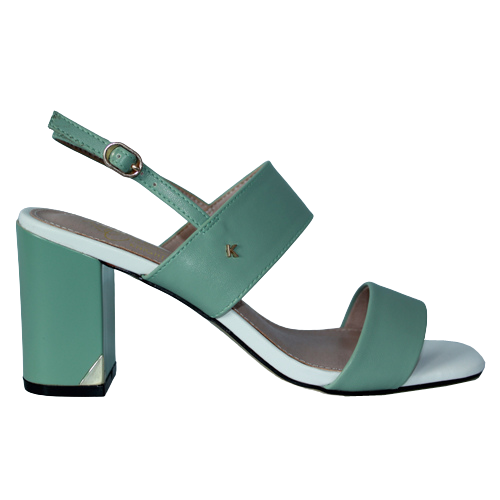 Kate Appleby Block Heeled Sandals - Braintree - Green