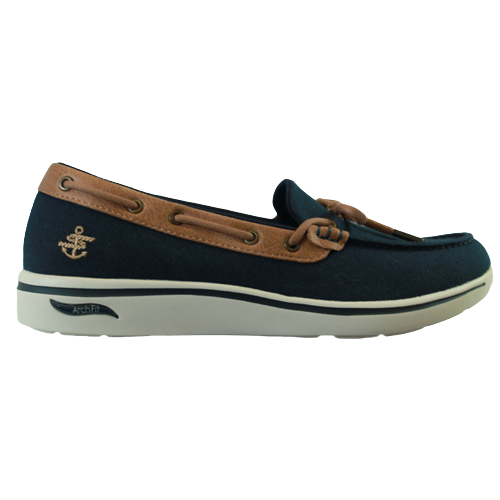 Skechers Arch Fit Uplift Boat Shoes- 136600  - Navy