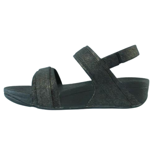 Fitflop ADJ Sandals - Lulu Shimmer - Black