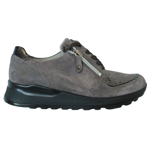 Waldlaufer Wide Fit Trainers - H64007 - Taupe