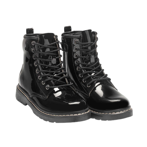 Black patent boots outlet for girls