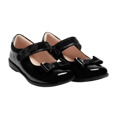 Lelli Kelly Girls Strap Shoes - Perrie 8206 -  Black Patent