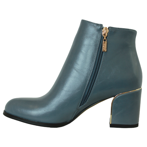 Kate Appleby Block Heeled Ankle Boots - Dalston - Blue