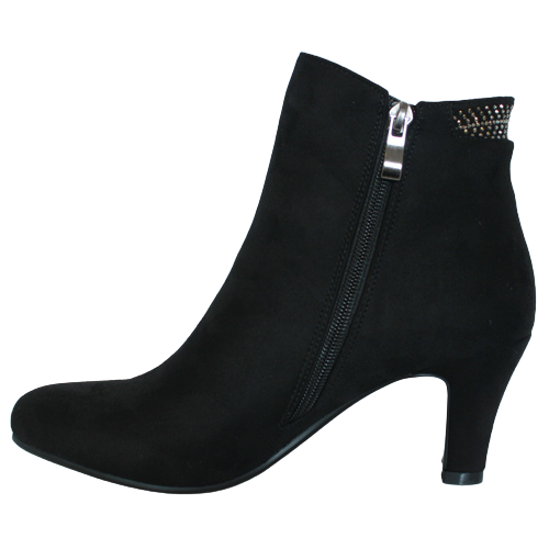 Redz Dressy Ankle Boots - D2659 - Black