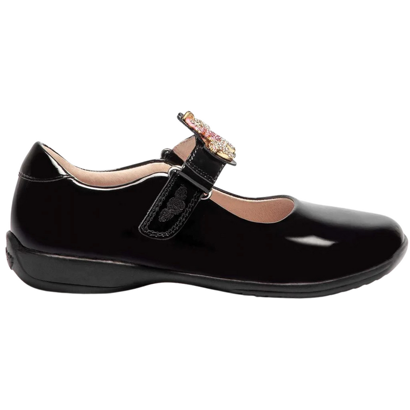 Lelli Kelly Cross Strap Shoes - Bliss 8140 - Black Patent