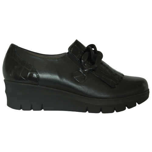 Pitillos Wedge Loafers - 1641 - Black