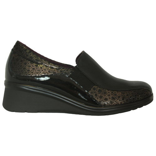 Pitillo Wedge Shoes - 1621 - Black