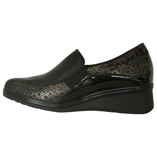 Pitillo Wedge Shoes - 1621 - Black