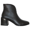 Zanni  Block Heeled Ankle Boots- Aquaba - Black
