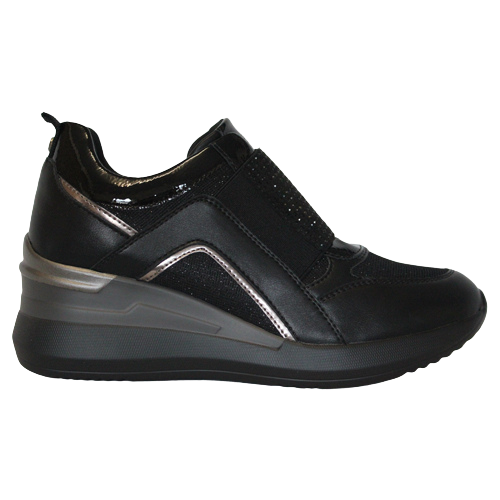 Tommy Bowe Wedge Trainers - Coghlan - Black