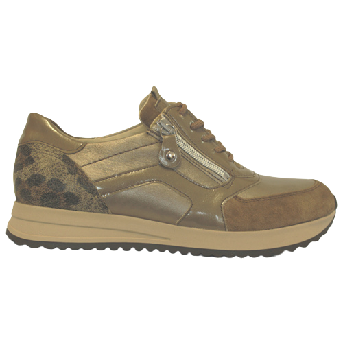 Waldlaufer Wide Fit Trainers - 752004 - Beige