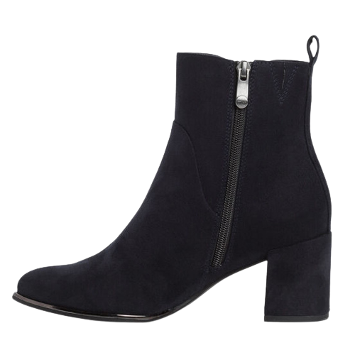 Marco Tozzi Block Heeled Ankle Boots - 25095-29 - Navy