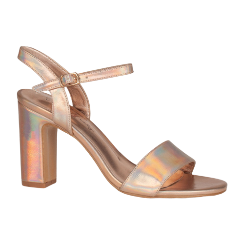 Una Healy Dressy Block Heels - Tears On My Pillow - Rose Gold