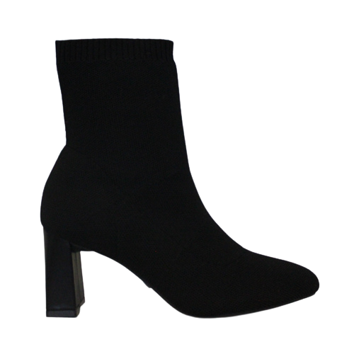 XTI Block Heeled Ankle Boots - 140394 - Black