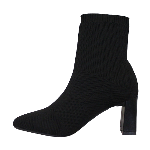 XTI  Block Heeled Ankle Boots - 140394 - Black