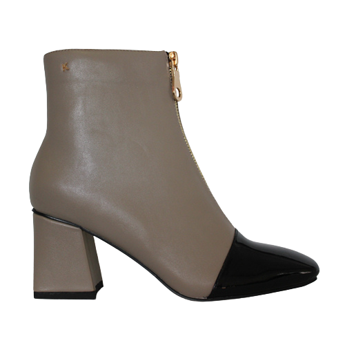 Kate Appleby Block Heeled Ankle Boots - Simiane - Grey