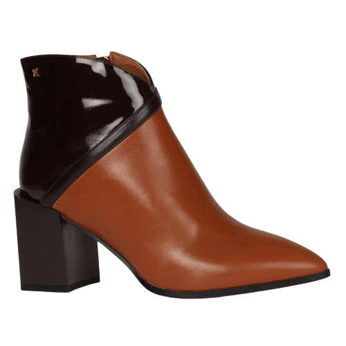 Kate Appleby Block Heeled Ankle Boots - Ashwell - Tan