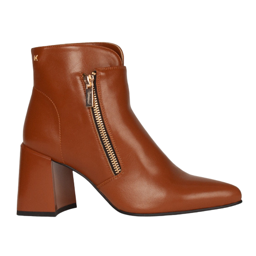 Kate Appleby Block Heeled Ankle Boots - Bechworth - Tan