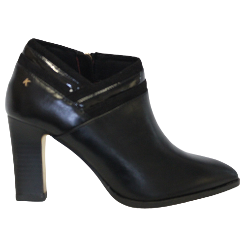 Kate Appleby Block Heeled Shoe-Boots - Keyport - Black