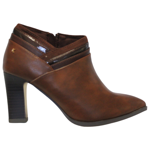 Kate Appleby Block Heeled Shoe-Boots - Keyport - Tan