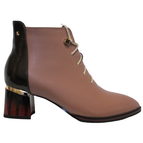 Kate Appleby Block Heeled Ankle Boots - Llanfair - Pink