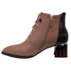 Kate Appleby  Block Heeled Ankle Boots - Llanfair - Pink