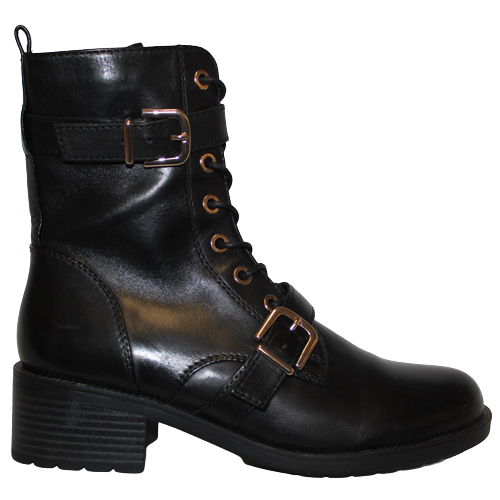 Regard Le Ciel Ankle Boots - Emily 28-2695 - Black/Gold