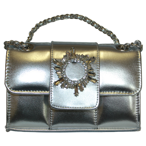 Chrome on sale clutch bag