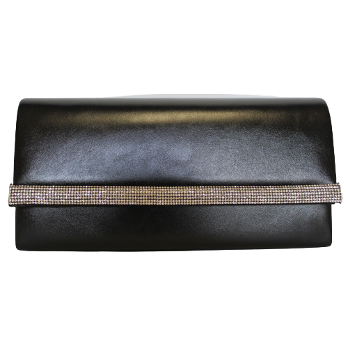 Una Healy Clutch Bag - City Of Chicago - Black