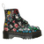 Dr. Martens Platform Ankle Boots - Sinclair - Black Floral