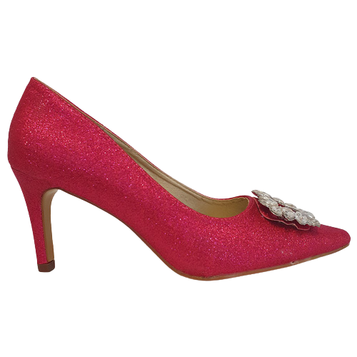 Sorento Dressy Heeled Pumps - Nuremore - Fuchsia