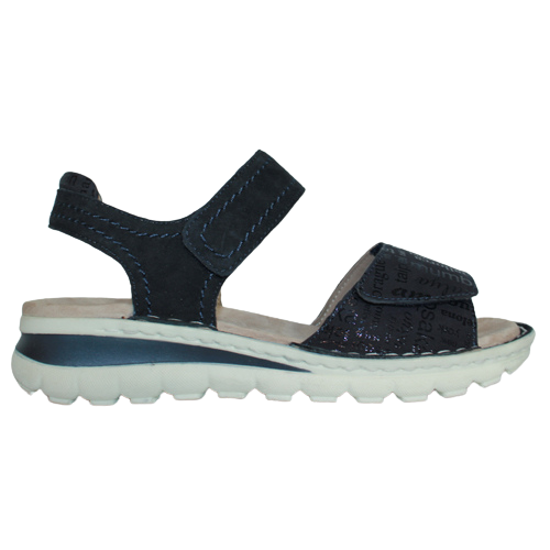 Ara Wide Fit Sandals - 47209  - Navy