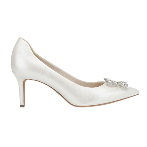 Tamaris Dressy Heeled Pumps - 22431-20 - Pearl