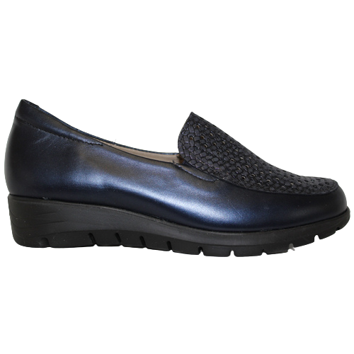 Pitillos Wedge Shoes - 2600 - Navy