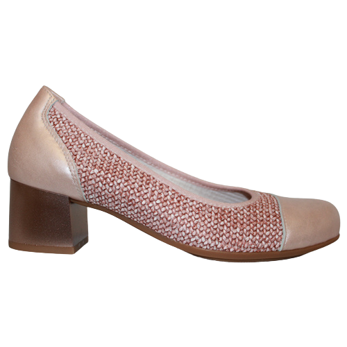 Pitillos Block Heeled Pumps - 5091 - Pink