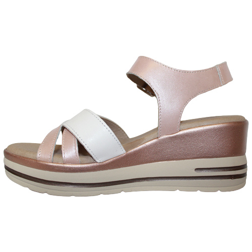 Pitillos Wedge Sandals - 2612 - Rose Gold