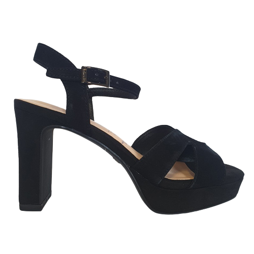 Tamaris Ladies Platform Sandals - 28309-20 - Black