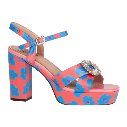 Una Healy Platform Sandals - Feels So Right - Pink/Blue