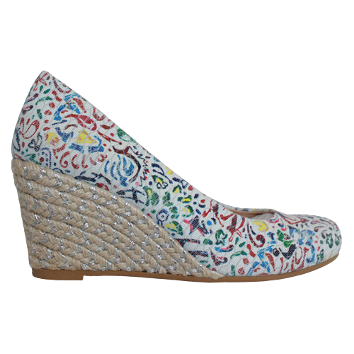 Kate Appleby Wedge Pumps- Marina - Multi