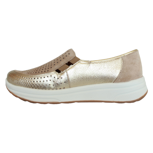 Ara Wide Fit Trainers - 32450-75 - Gold