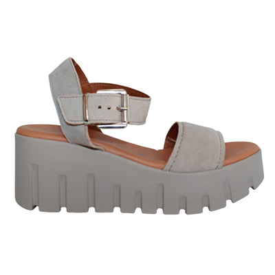 Tamaris Ladies Wedge Sandals - 28712-20 - Taupe