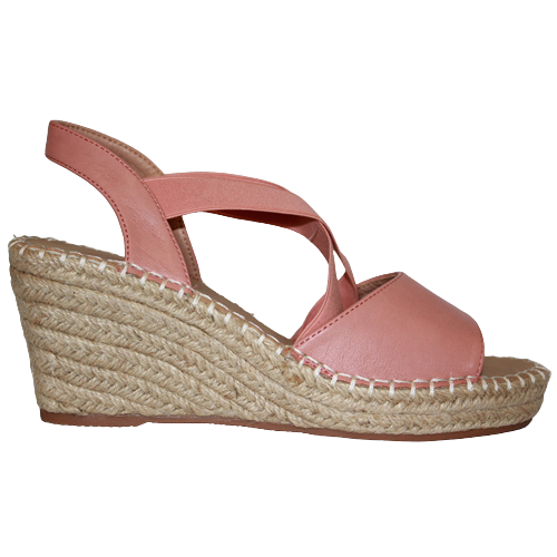 Zanni Wedge Sandals - Taishi - Pink