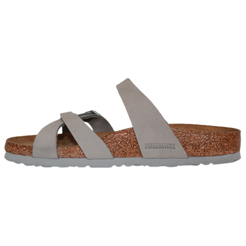 Birkenstock Three Strap Sandals Franca Grey Greenes Shoes