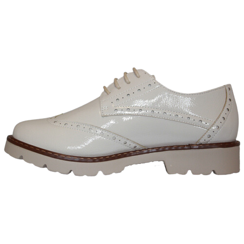 Zanni Brogues - Zubarah - Nude - Greenes Shoes