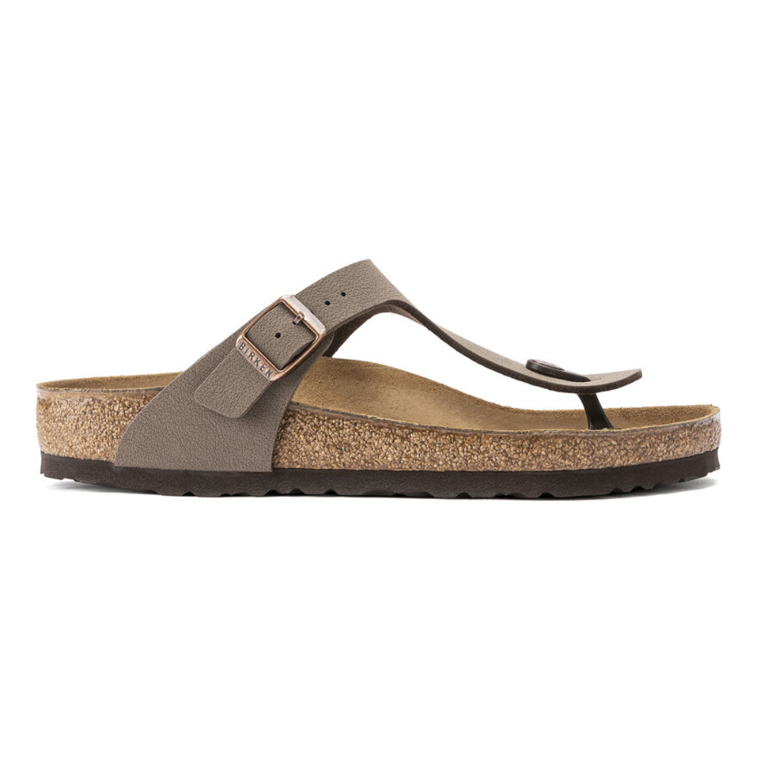 Birkenstock Flat Sandals - Gizeh-B - Brown