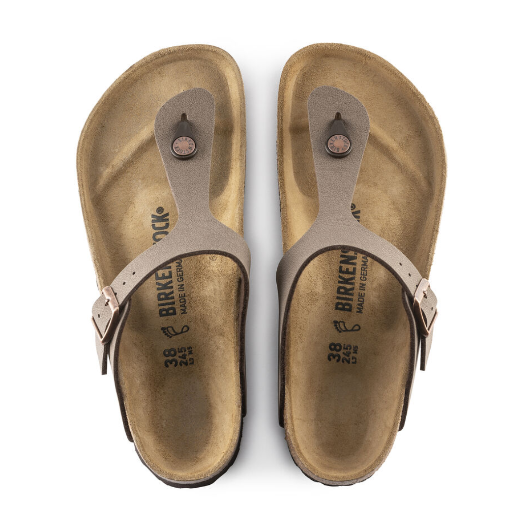 Birkenstock Flat Sandals - Gizeh-B - Brown