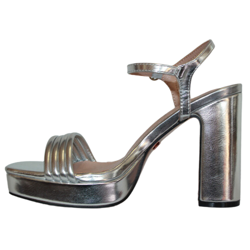 Una Healy Platform Sandals - Till You Can't - Silver